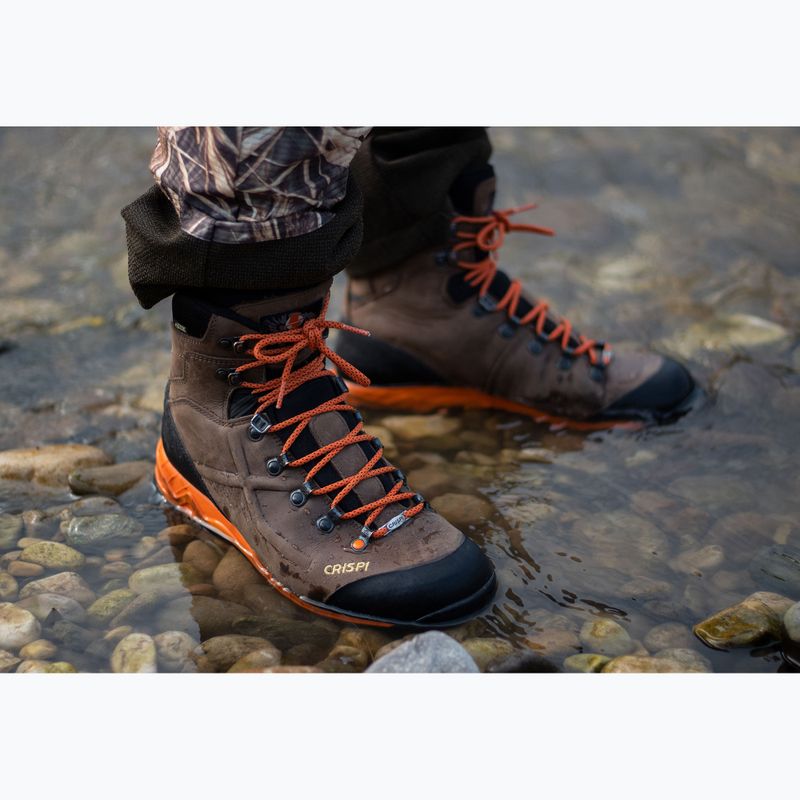 Trekking boots Crispi Valdres S.E. GTX dark brown 3