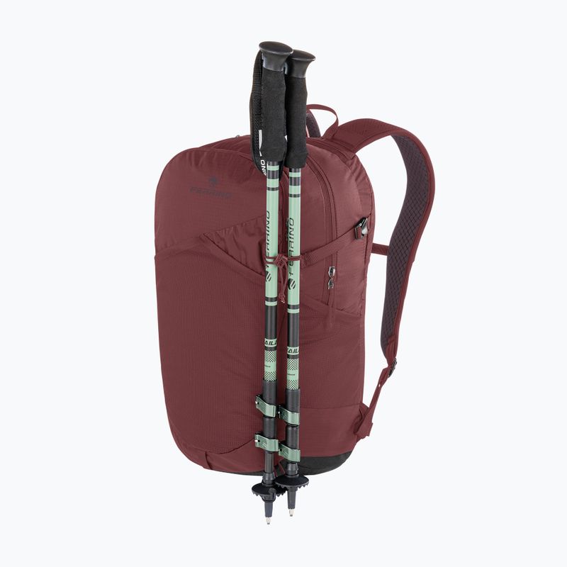 Ferrino Post 25 l burgundy hiking backpack 3