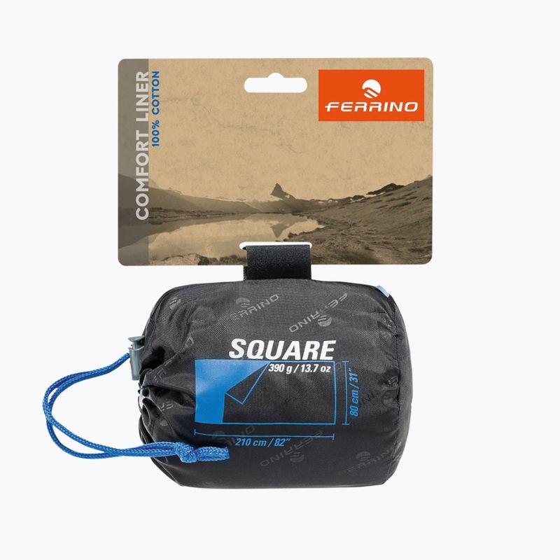 Sleeping bag insert Ferrino Comfort Liner Square blue 2
