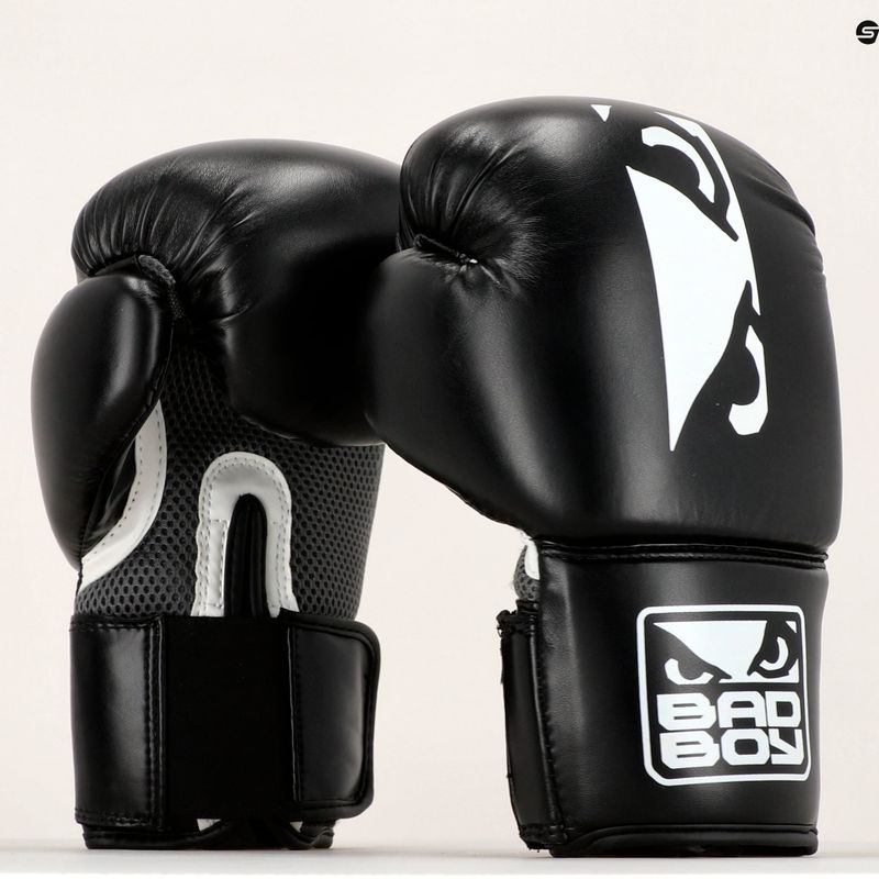 Bad Boy Titan black and white boxing gloves BBEA0008 7