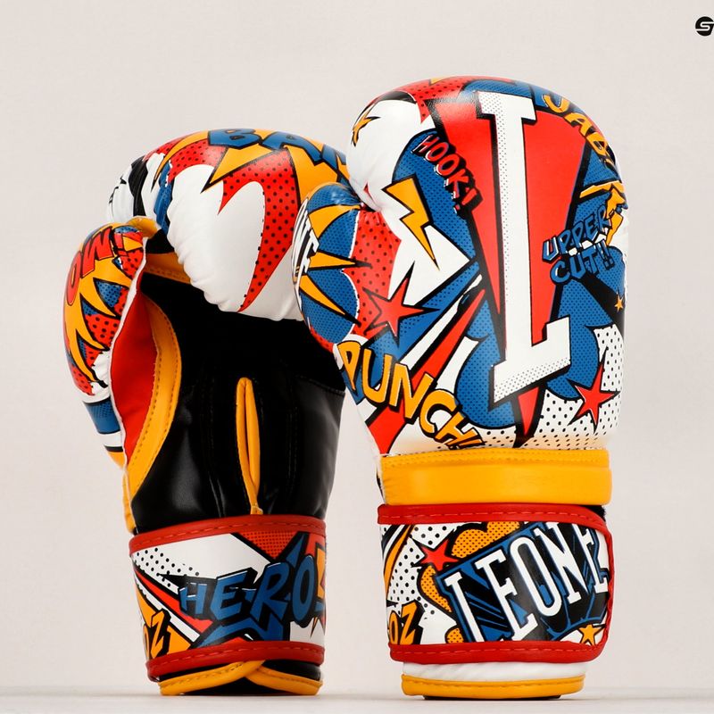 LEONE 1947 Hero coloured children's boxing gloves GN400J 15