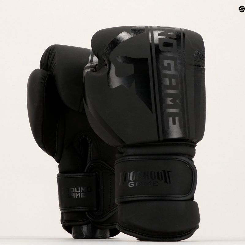 Ground Game Stripe boxing gloves black 21BOXGLOSTRBL10 9