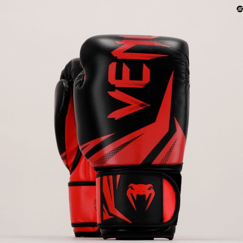 Venum Challenger 3.0 red/black boxing gloves 03525-100 10