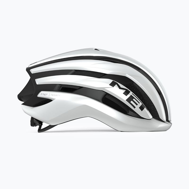 MET bike helmet Trenta Mips white/ black matt glossy 2