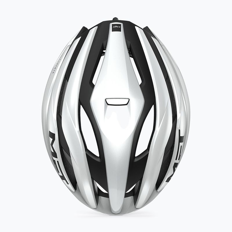 MET bike helmet Trenta Mips white/ black matt glossy 4