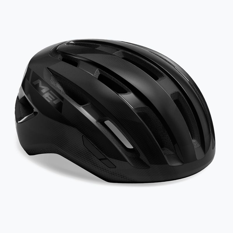 MET Miles black glossy bicycle helmet 6