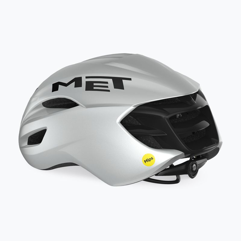 Bike helmet MET Manta MIPS white holographic glossy 2