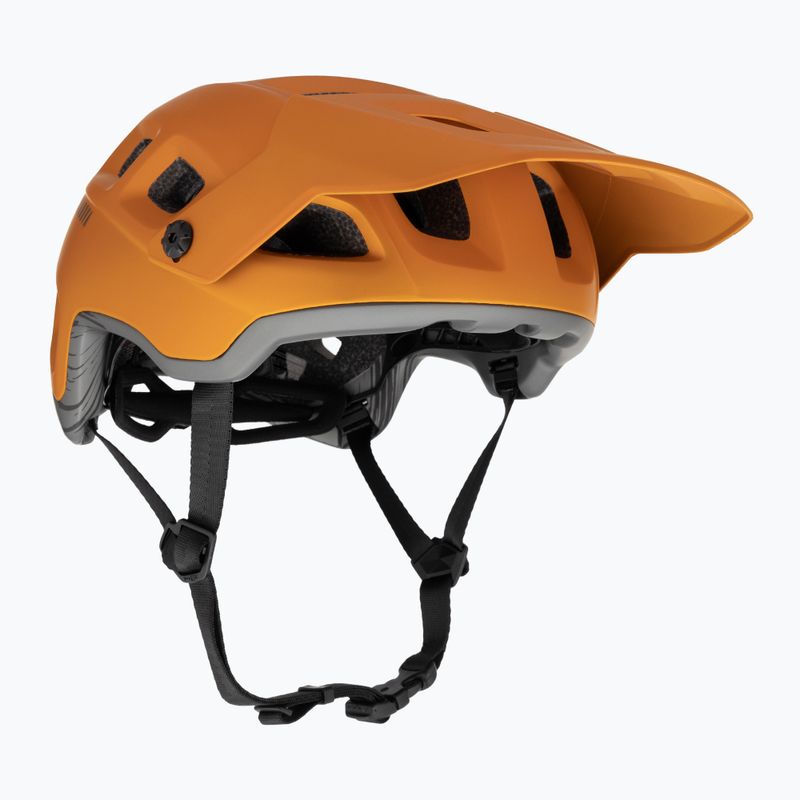 MET bicycle helmet Terranova orange/titanium metallic matt