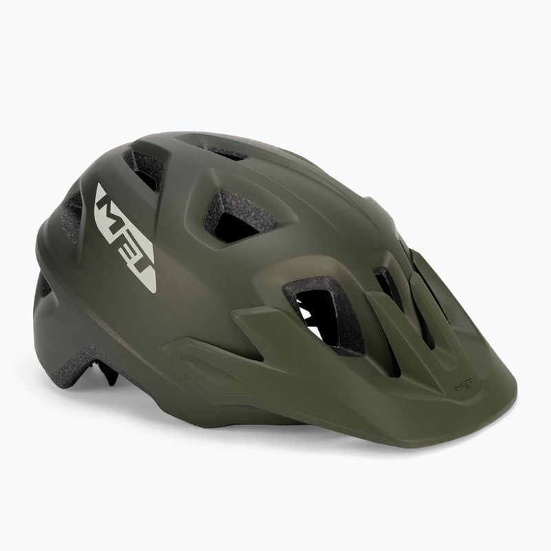 MET Echo green bicycle helmet 3HM118CE00LVE2