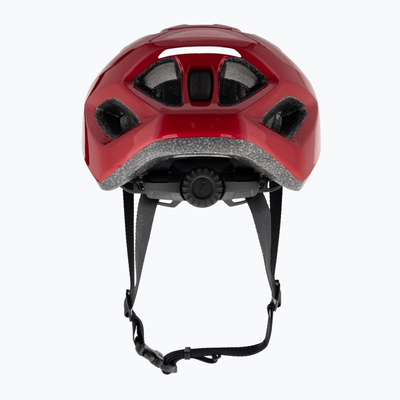 MET Downtown red glossy bicycle helmet 3