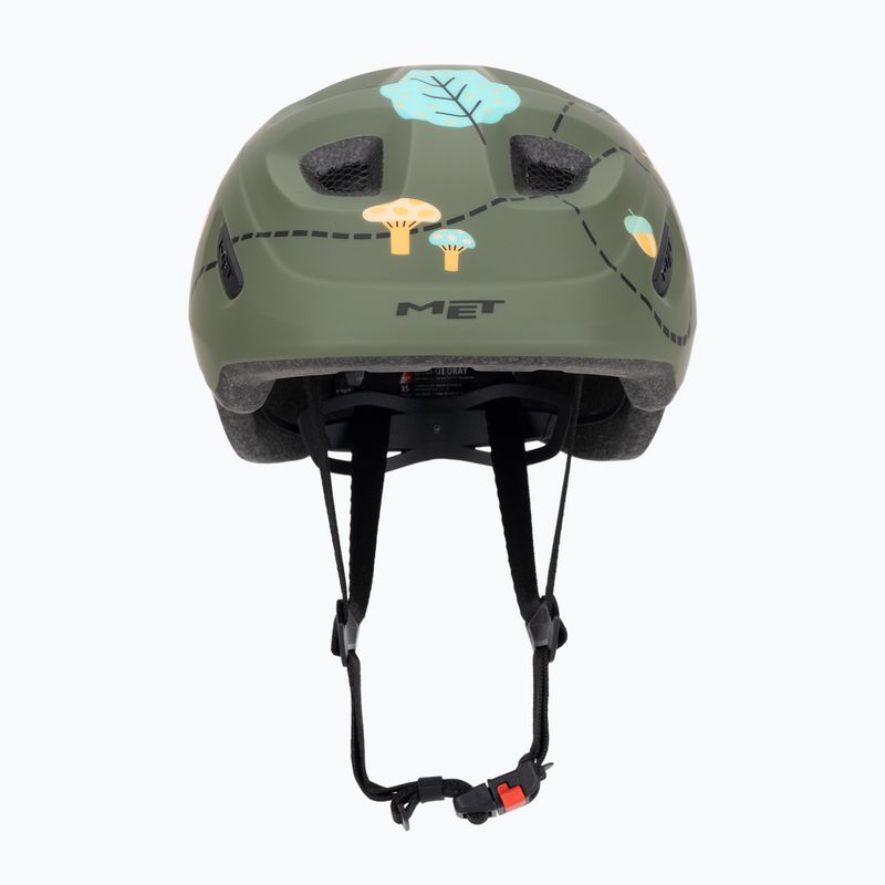 MET children's bicycle helmet Hooray green forest glossy 2