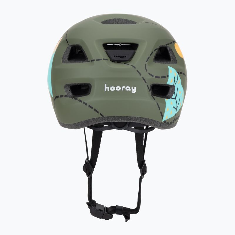 MET children's bicycle helmet Hooray green forest glossy 4