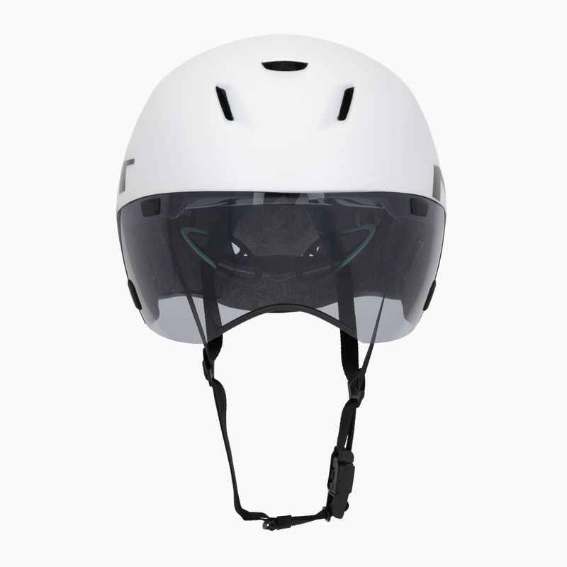 Bike helmet MET Codatronica white/silver matt glossy 2
