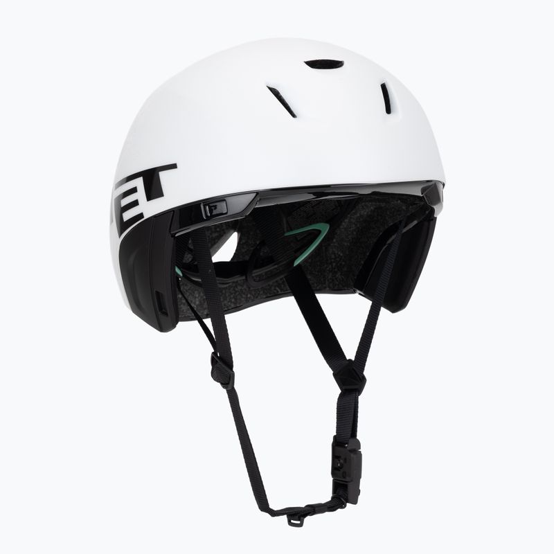Bike helmet MET Codatronica white/silver matt glossy 8