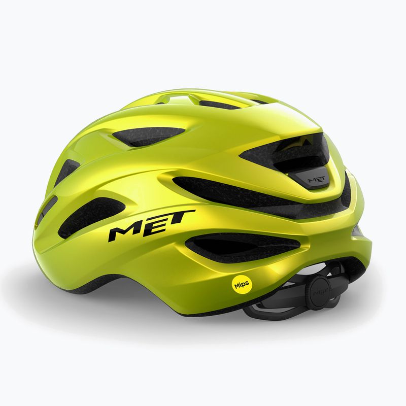 Bike helmet MET Idolo Mips lime yellow metallic glossy 2
