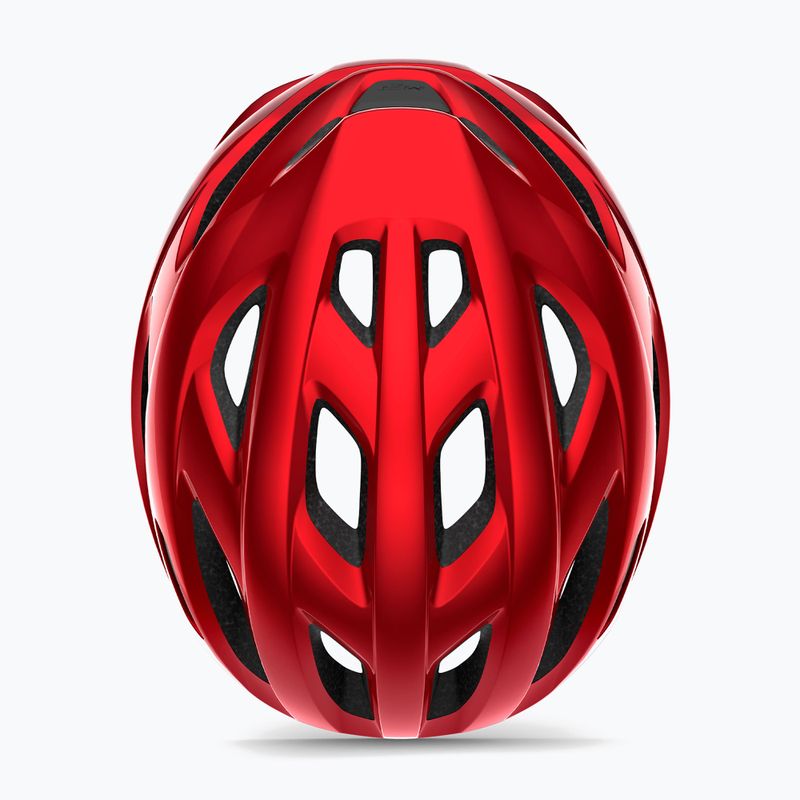 MET Idolo red metallic glossy bicycle helmet 7