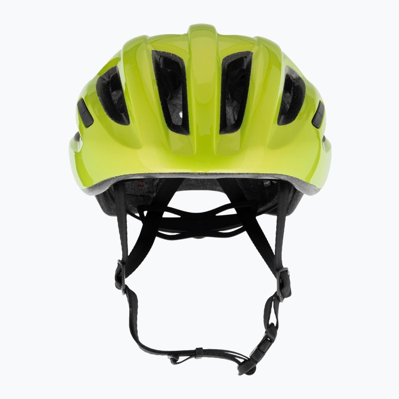 MET Idolo lime yellow metallic glossy bicycle helmet 2