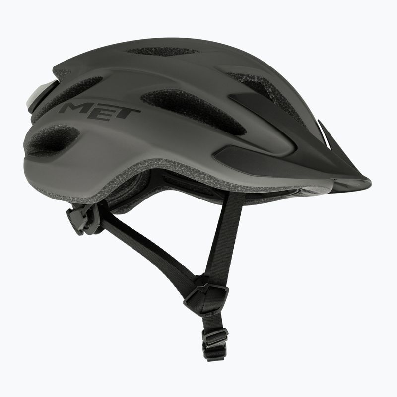 MET Crossover titanium matt bicycle helmet 4