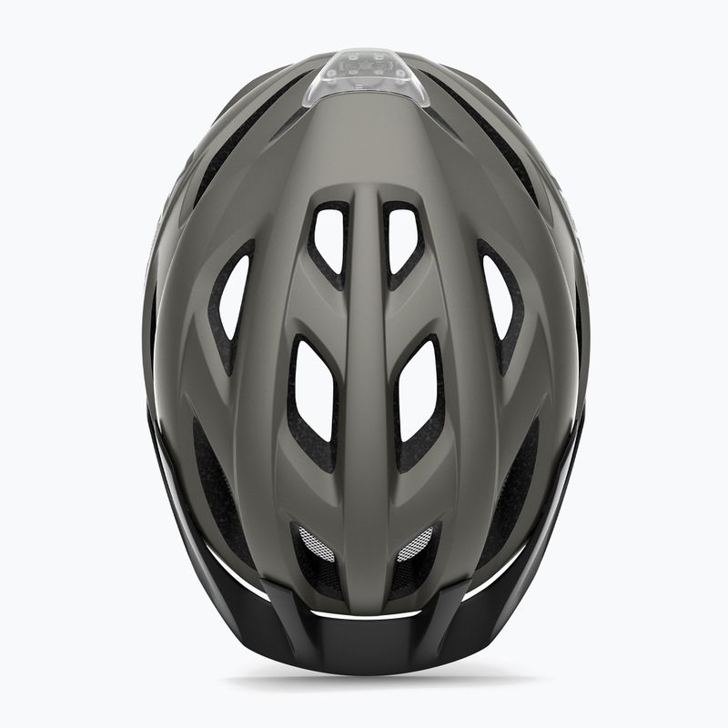 MET Crossover titanium matt bicycle helmet 7