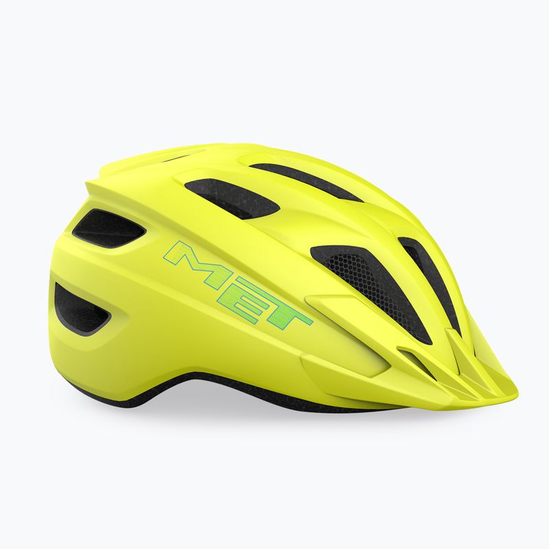 Children's bike helmet MET Crackerjack Mips lime matt 3