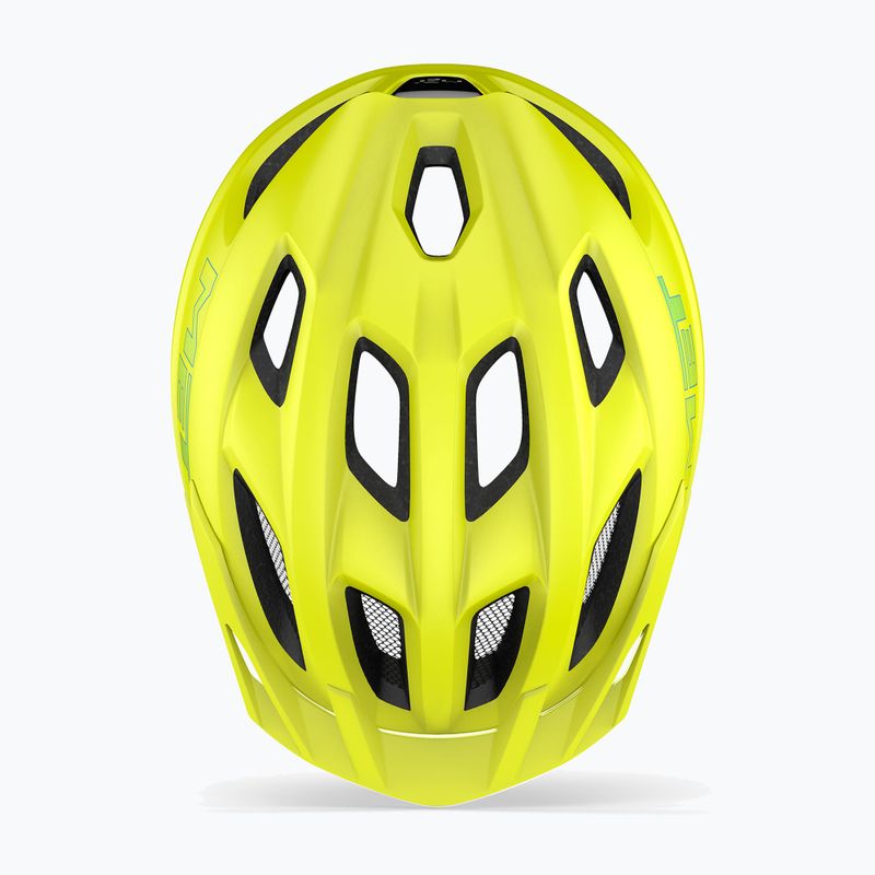 Children's bike helmet MET Crackerjack Mips lime matt 4