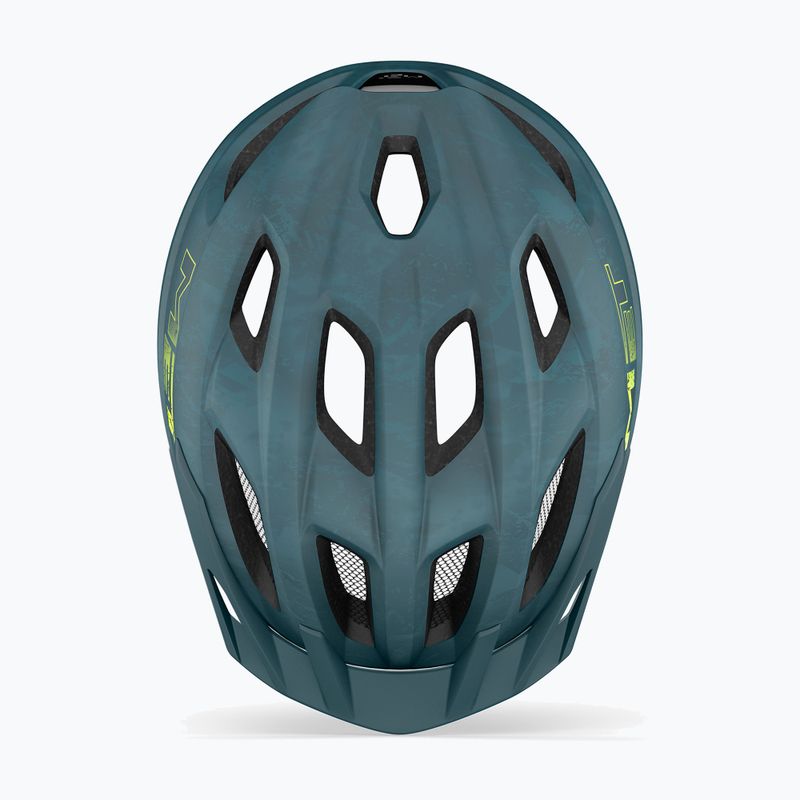 Children's bike helmet MET Crackerjack Mips petrol matt 4