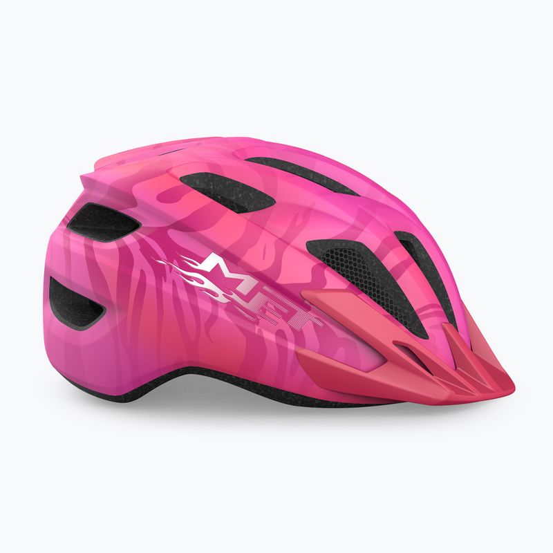 Children's bike helmet MET Crackerjack Mips pink matt 3