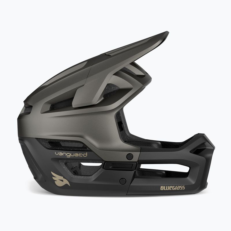 Bluegrass Vanguard black matte bicycle helmet 2