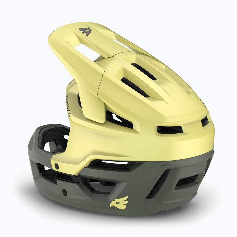 Bluegrass Vanguard lime matt bike helmet 3