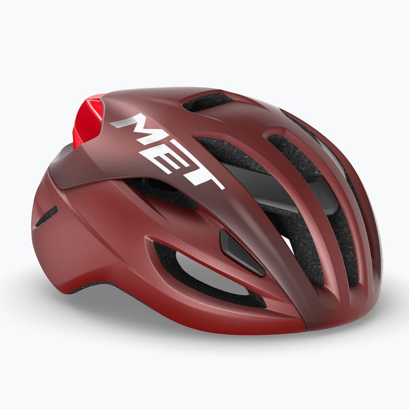 MET bike helmet Rivale II Mips red dahlia matt