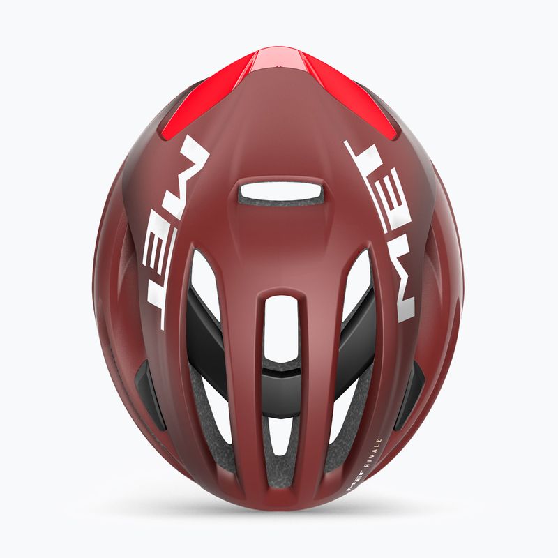 MET bike helmet Rivale II Mips red dahlia matt 4
