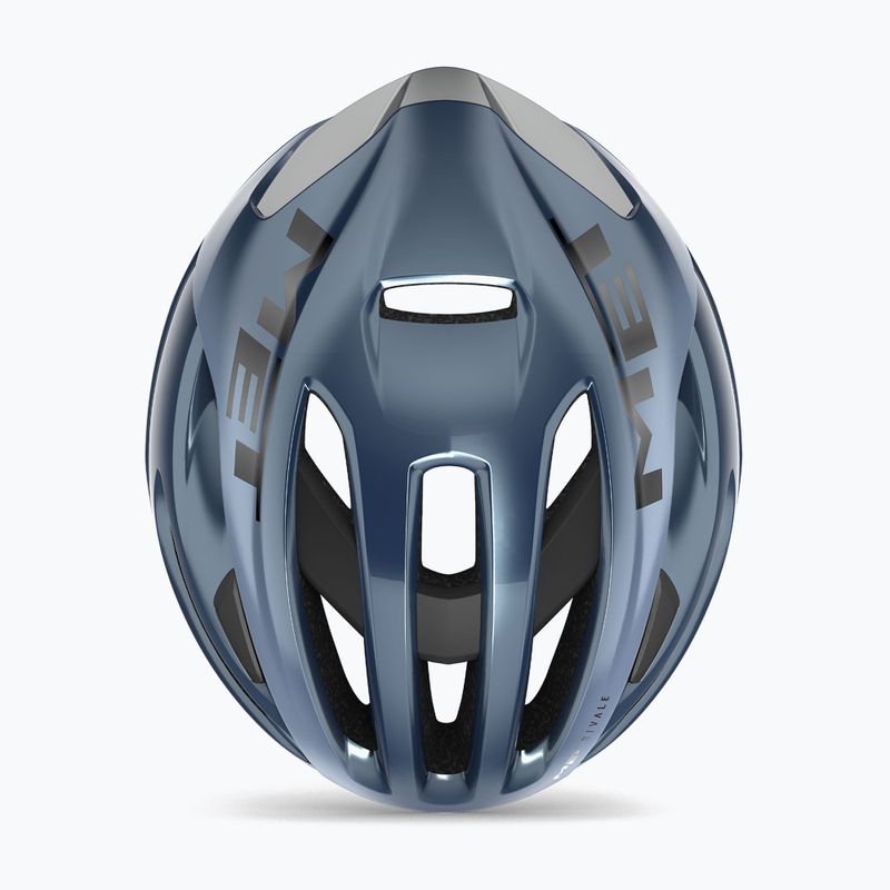 MET bicycle helmet Rivale II Mips navy/silver matt 7