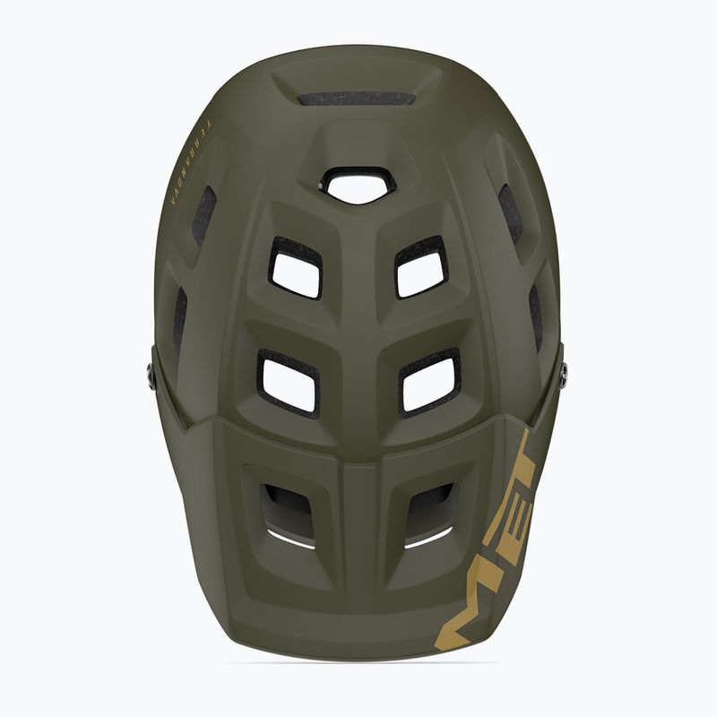 MET bike helmet Terranova dark olive matt 4