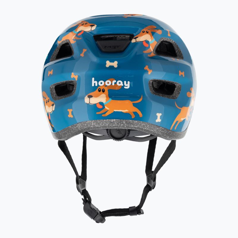 MET children's bicycle helmet Hooray blue teckel glossy 3