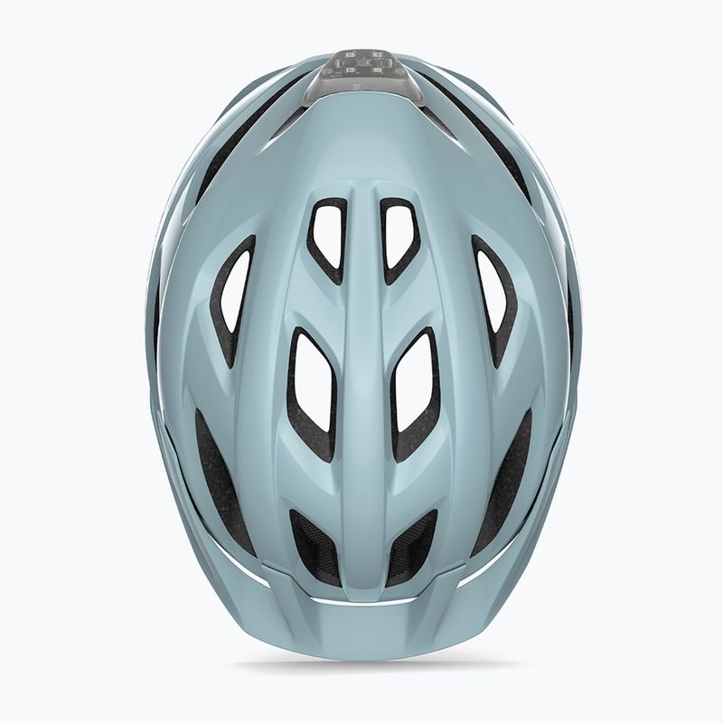 Bike helmet MET Crossover stone blue matt 4