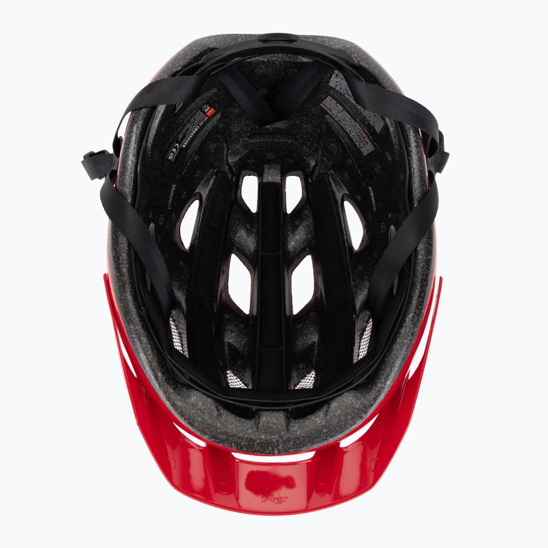Bike helmet MET Crossover red matt 5