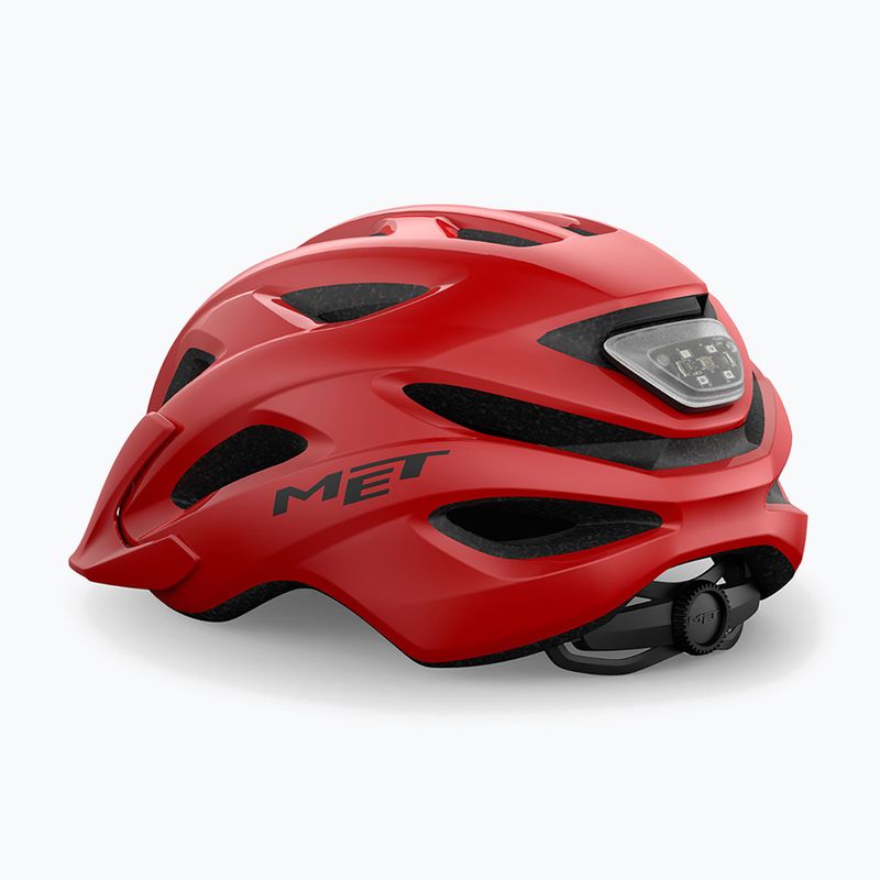 Bike helmet MET Crossover red matt 2