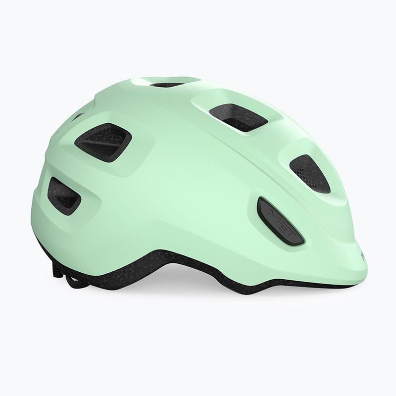 Children's bike helmet MET Hooray dusted green matt 5