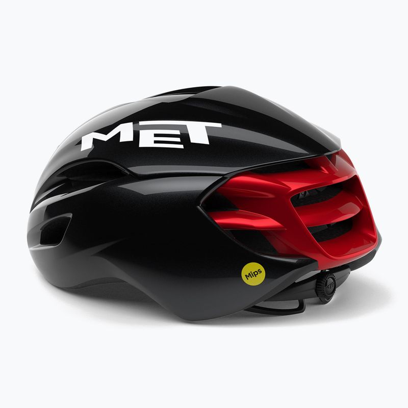 Bike helmet MET Manta MIPS black/red glossy 3
