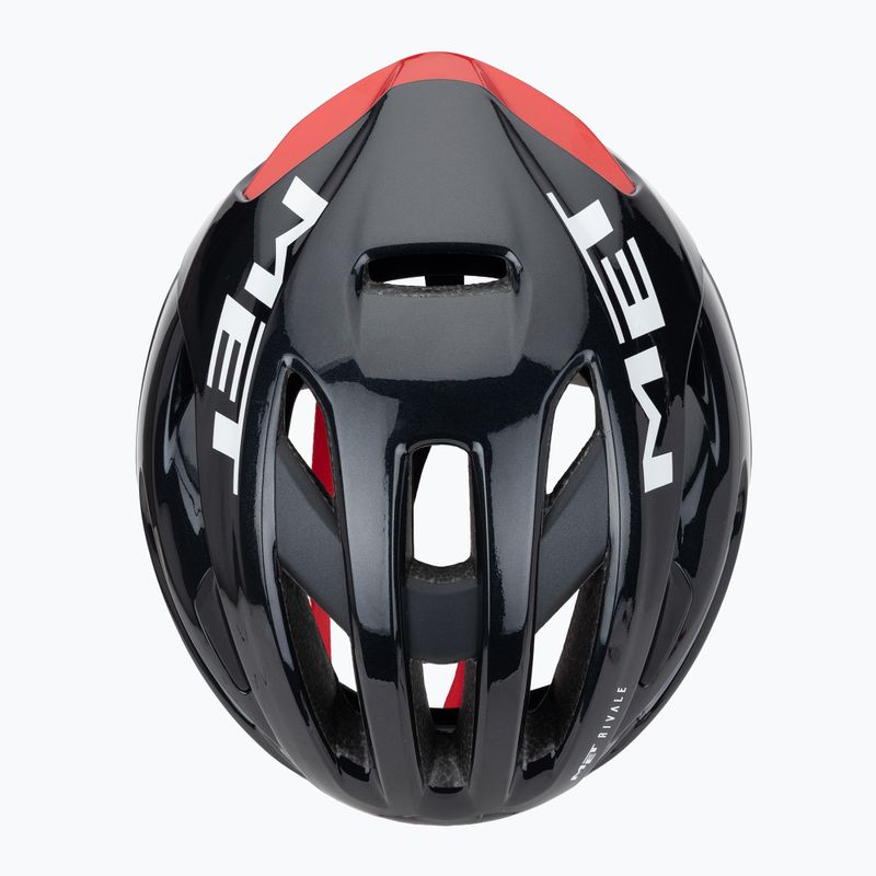 Bike helmet MET Rivale II Mips black/red glossy 6
