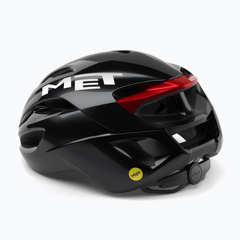 Bike helmet MET Rivale II Mips black/red glossy 3