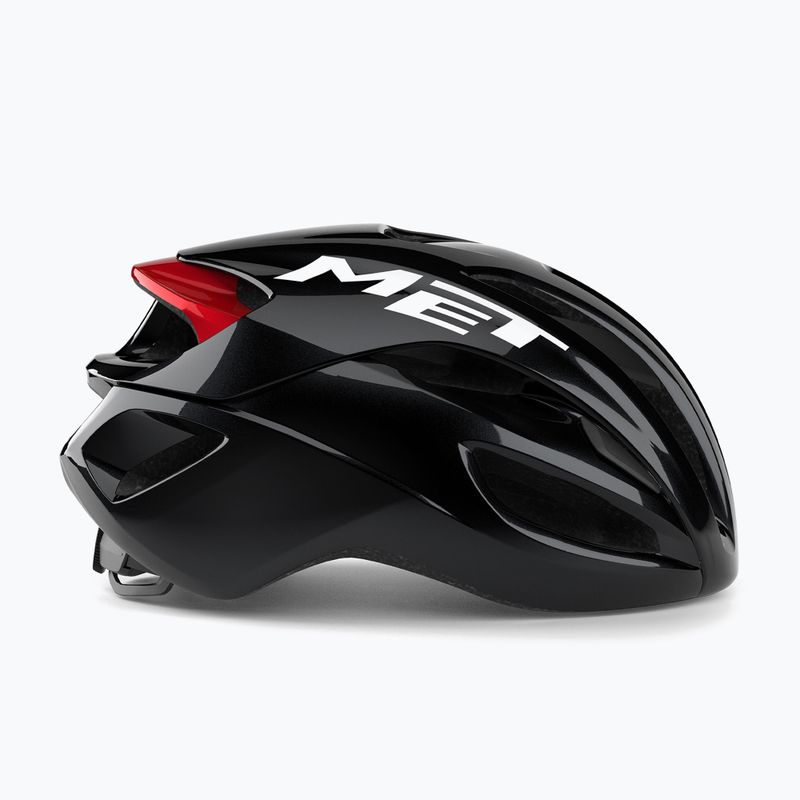 Bike helmet MET Rivale II Mips black/red glossy 4