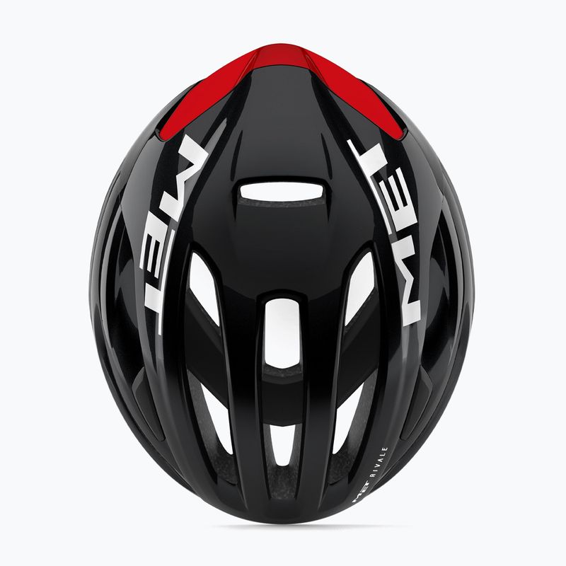 Bike helmet MET Rivale II Mips black/red glossy 5
