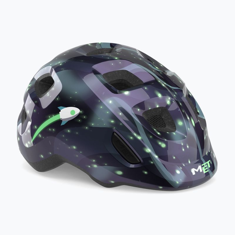 Children's bike helmet MET Hooray space glow in the dark 2