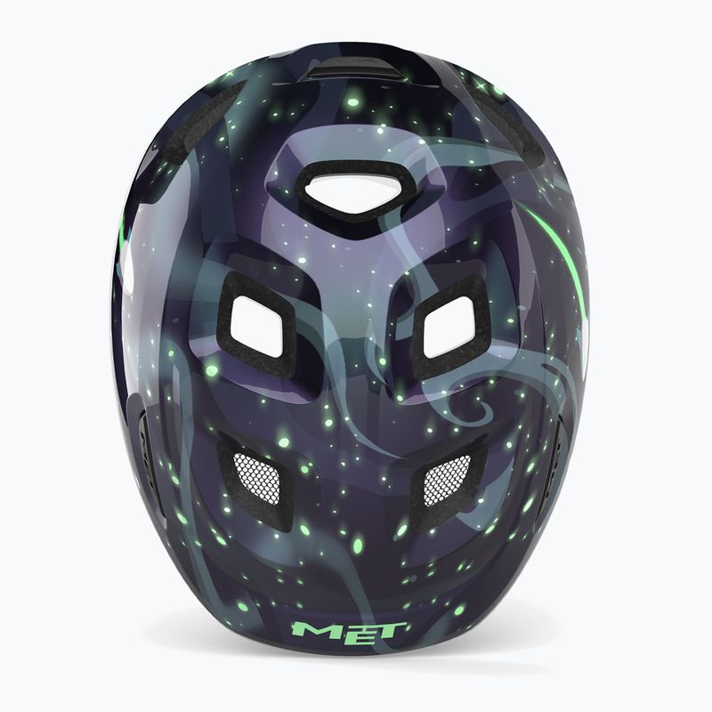 Children's bike helmet MET Hooray space glow in the dark 5