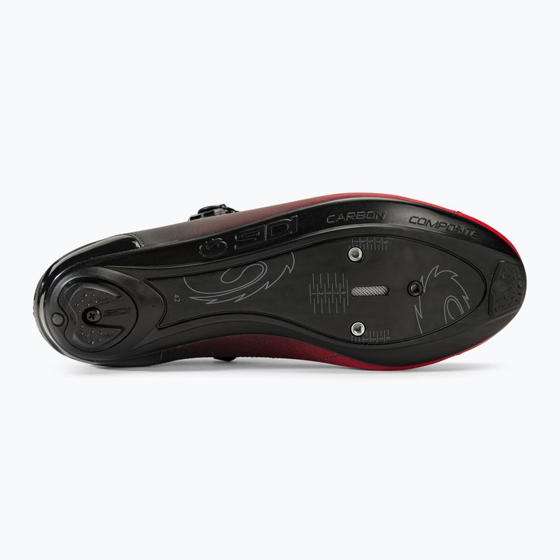 Sidi Genius 10 red/black men's road shoes 4