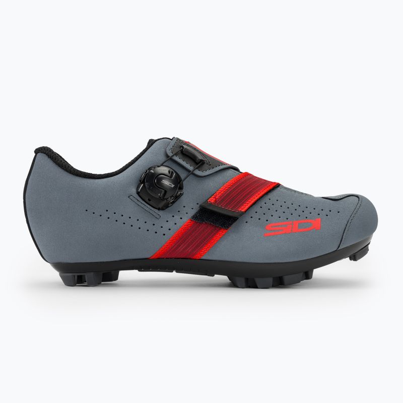 Sidi MTB Men's bicycle Shoes Aertis grey/red 2