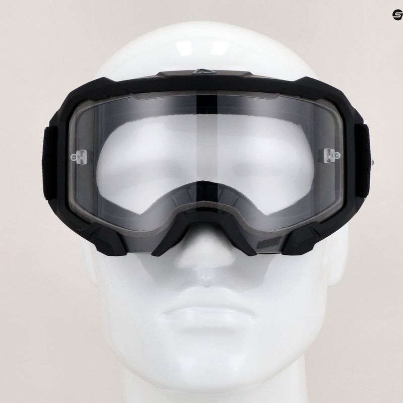 Leatt Velocity 4.5 stealth / clear cycling goggles 8023020470 9