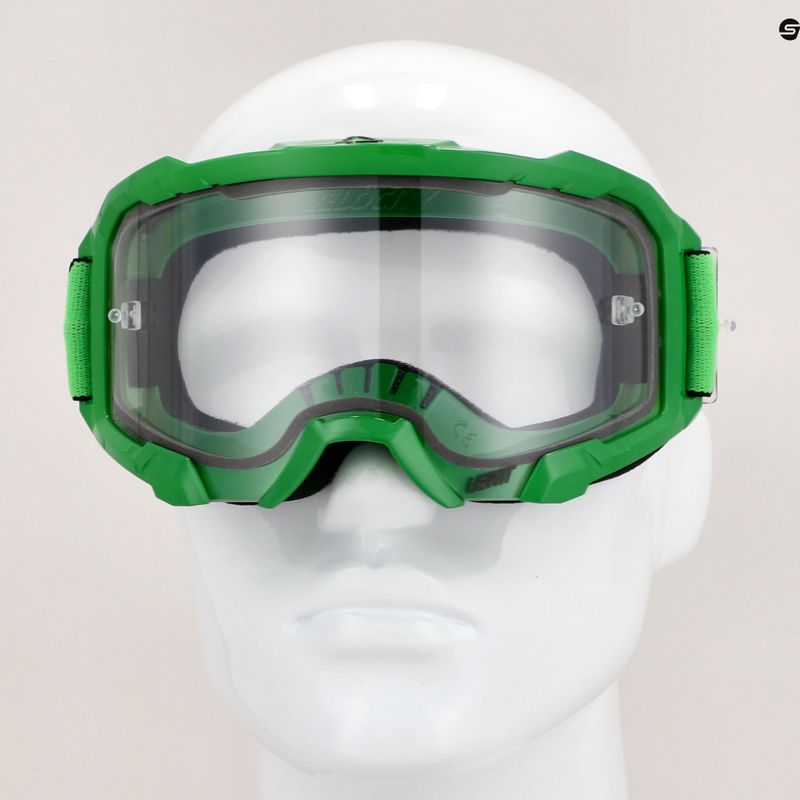 Leatt Velocity 4.5 neon lime / clear cycling goggles 8022010490 9