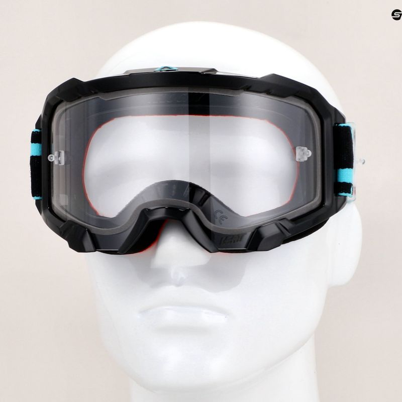Leatt Velocity 4.5 fuel / clear cycling goggles 8023020440 9